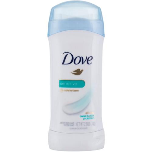 Lăn Dove Antiperspirant Deodorant, Sensitive Skin, 2.6 Ounce