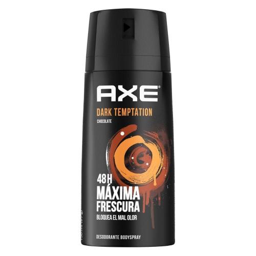 Xịt Khử Mùi Axe Dark Temptation Chocolate & Body Spray 48H Fresh 150Ml