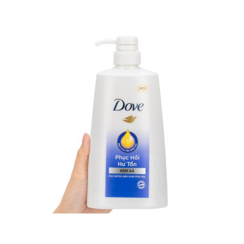 Kem Xả Dove Phục Hồi Hư Tổn Cho Tóc Suôn Mượt Khỏe Đẹp 642Ml