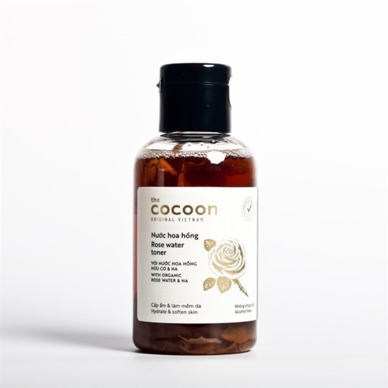 Toner/ Nước Hoa Hồng Rose Water Toner The Cocoon Việt Nam 140Ml #Dưỡng Ẩm, Ngăn Ngừa Mụn, Sáng Da