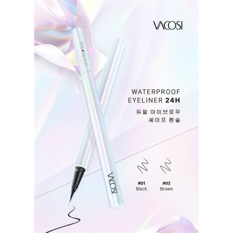 Kẻ Mắt Vacosi 24H Waterproof Pen Vm25 Black 01