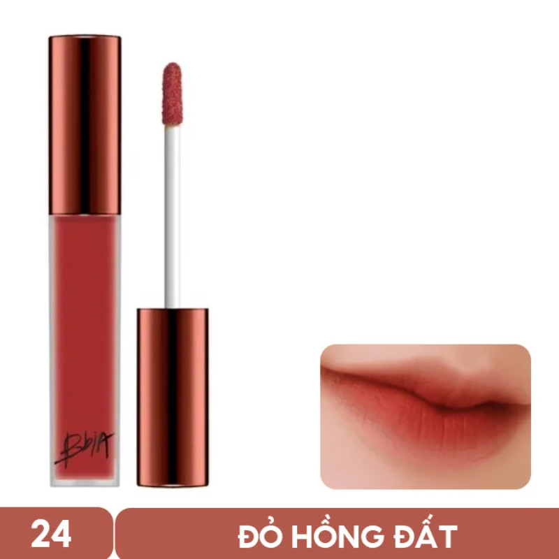 Son Kem Lì Bbia Last Velvet Lip Tint No.24 – Hồng Đất Ánh Cam