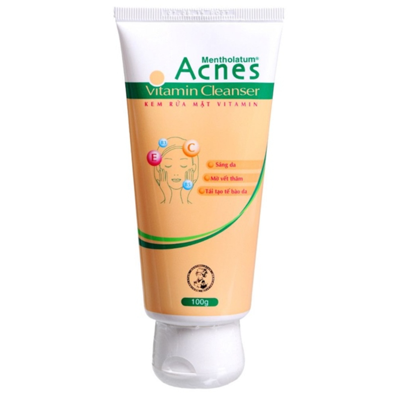 Kem Rửa Mặt Acnes Vitamin 100G