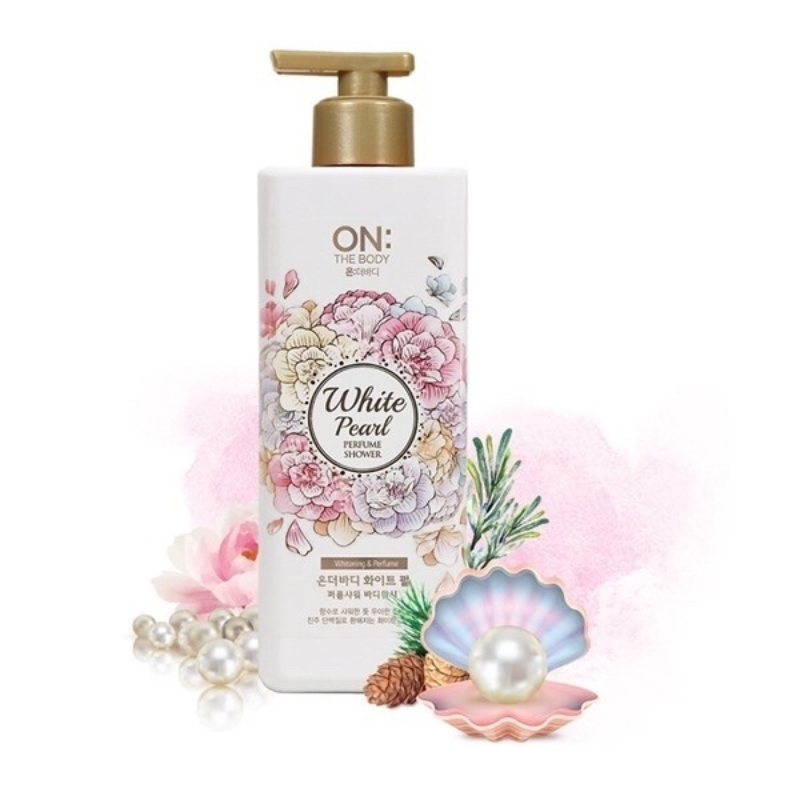 Sữa Tắm On: The Body White Pearl Perfume Shower Nước Hoa & Trắng Da Chiết Xuất Hạt Ngọc Trai 1000G