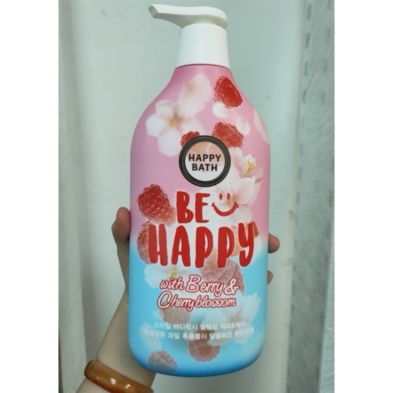 Sữa Tắm Happy Bath Be Happy With Berry &Cherry Blossom 900G