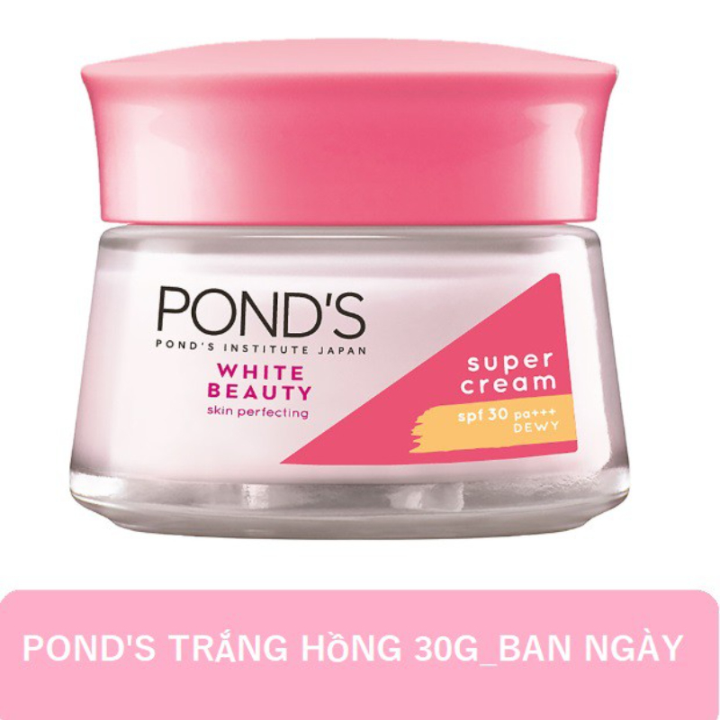 Kem Dưỡng Da Trắng Hồng Rạng Rỡ Ponds White Beauty Super Cream 30Gr