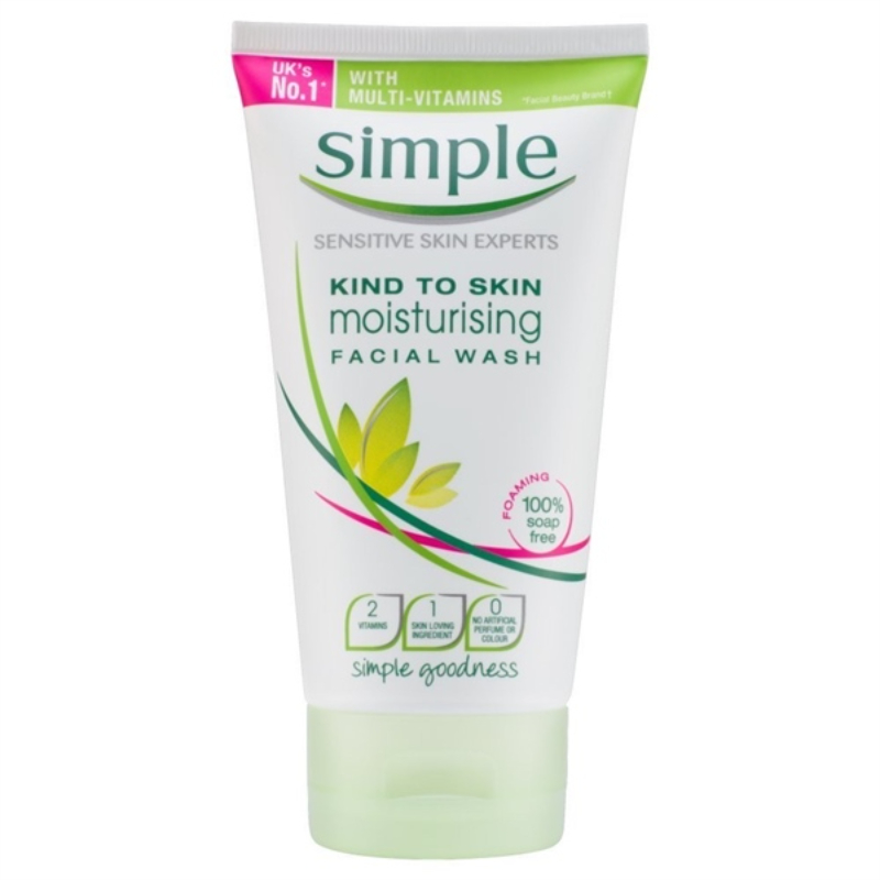 Sữa Rửa Mặt – Simple – Kind To Skin – Moisturising Facial Wash – 150Ml