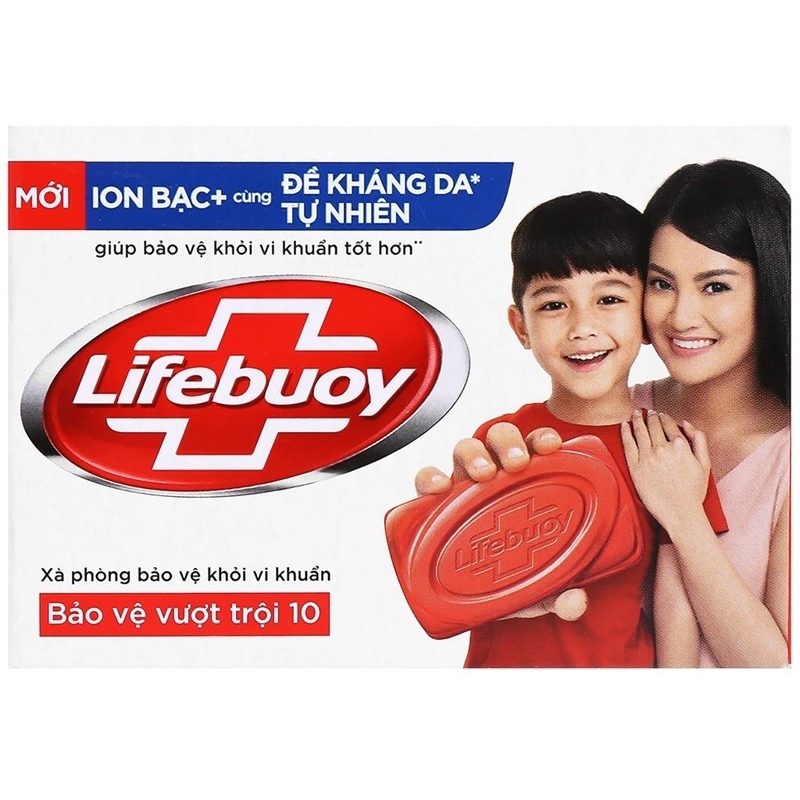 Lifebuoy Xà Bông Cục Bảo Vệ Vượt Trội 90G Lifebuoy Superior Protection Soap 90G