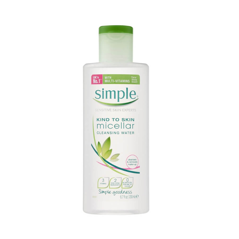 Nước Tẩy Trang Simple Kind To Skin Micellar Cleansing Water 200ML