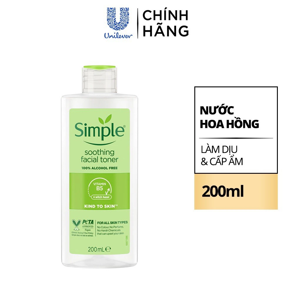 Nước Hoa Hồng Simple 200Ml