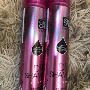 Dầu gội khô girlz only dry shampoo party nights hương hoa quyến rũ, hút dầu bụi bẩn nhanh chóng 200ml _ màu hồng