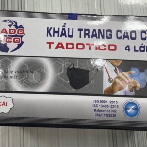 Khẩu trang tadotico 4 lớp đen