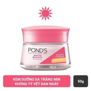 Kem dưỡng da pond's sáng hồng rạng rỡ cho ban ngày 50g white beauty super cream spf 30 pa+++