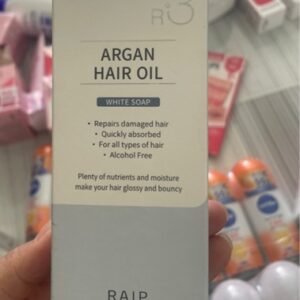 Argan hair oil white soap