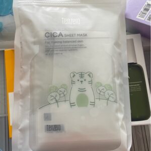 Mặt nạ túi trong suốt chiết xuất rau má tenzero , ung cấp độ ẩm cho da , làm dịu da, phục hồi da tổn thương