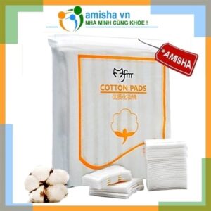 Bông tẩy trang 3 lớp fm cotton pads magic beauty túi 222 miếng mềm mịn không gây kích ứng da( gòn 222)