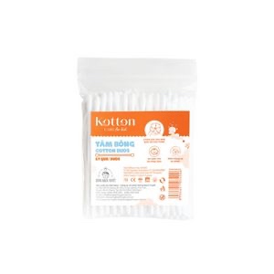 21-tb002 tăm bông kotton care for kid 57 que/gói / bạch tuyết kotton