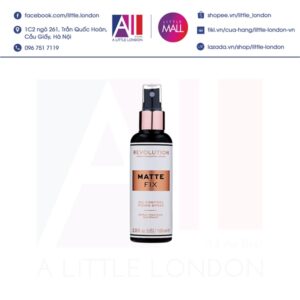 Xịt cố định lớp trang điểm và kiềm dầu revolution matte fix oil control fixing spray 100ml
