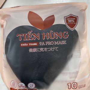 Khẩu trang tiến hùng 9a đen