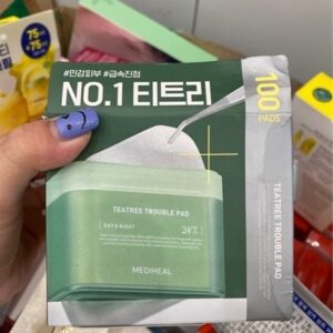 Toner pad mediheal giảm mụn làm dịu da teatree trouble pad 100m