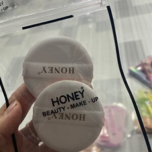 Bông phấn honey ướt cặp tròn