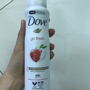 Xịt khử mùi dove 150ml pomegranate & lemon