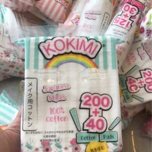 Bông tẩy trang kokimi 200+40