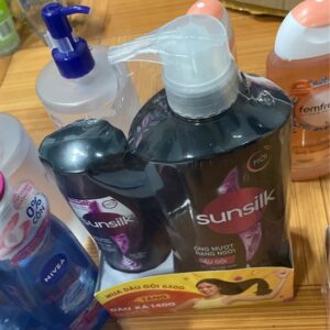 Bộ dầu gội sunsilk màu vàng mềm mượt diệu kỳ 650g và dầu xả sunsilk mềm mượt diệu kỳ 140g