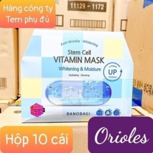 Mặt nạ banobagi: dưỡng sáng và cấp ẩm, ngăn ngừa lão hoá,tăng cường sức sống cho da xỉn màu