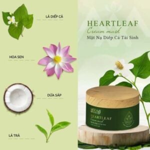 Mặt nạ diếp cá tái sinh meea organic heartleaf cream mask 120g