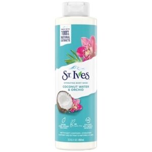 ❣️sữa tắm tẩy tế bào chết st. ives coconut water & orchid plant based natural body wash soap 650ml