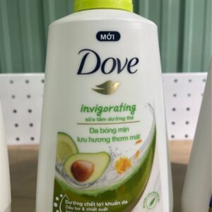 Sữa tắm dove bóng mịn thơm mát (xanh lá)