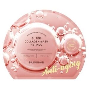 Mặt nạ banobagi collagen mask retinol màu hồng phấn , cải thiện nếp nhăn , dưỡng sáng da , chống lão hoá