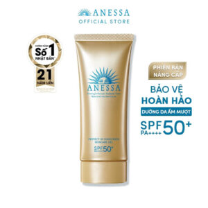 Gel chống nắng dưỡng ẩm bảo vệ hoàn hảo anessa perfect uv sunscreen skincare gel n spf50+/pa++++ 90g