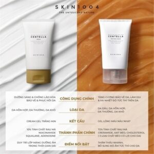 Kem duỡng rau má giảm mụn và dịu da kích ứng madagascar centella soothing cream skin1004 hàn quốc 75ml #dạng cream,ngừa mụn, phục hồi, cấp ẩm