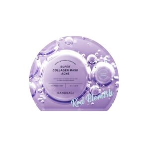 Mặt nạ banobagi super collagen mask acne tím dành cho da mụn trứng cá, mụn đỏ, sưng viêm , làm giảm mụn, thúc đẩy quá trình tái tạo và là
