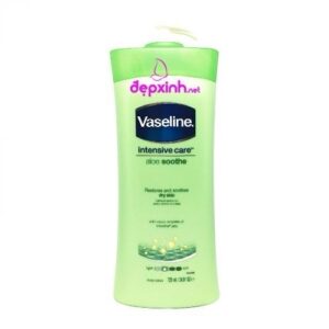 Sữa dưỡng thể dưỡng ẩm vaseline intensive care aloe soothe dry skin 725ml làm mượt da , giảm khô da