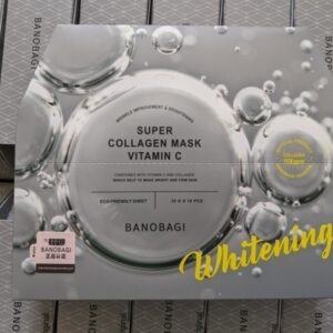 Mask/ mặt nạ super collagen mask banobagi hàn quốc 30gr #vitamin c, whitening, giúp da trắng sáng, cấp ẩm, mờ thâm nám sạm, chống lão hoá, đều màu da