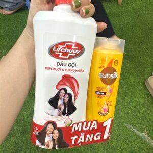 Gội lifbuoy meemf mượt và khangs khuẩn 640g đỏ