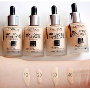 Kem nền mềm mịn siêu che phủ catrice hd liquid coverage 30ml đức #030 tone trắng sáng