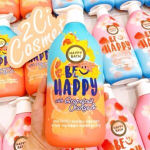 Sữa tắm happy bath grapfruit & orange 900ml