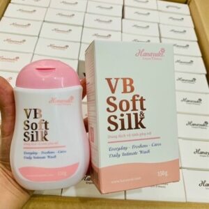 Dung dịch vệ sinh hanayuki vb soft & silk màu hồng 150g