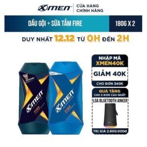 Dầu gội x-men nước hoa fire 180g