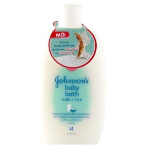 Sữa tắm dưỡng ẩm johnson’s baby chứa sữa và tinh chất gạo (200ml)