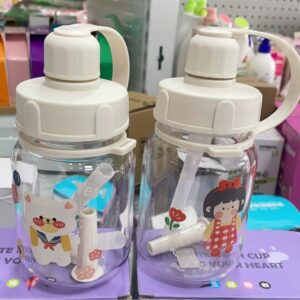 Q302 bình nước thuỷ tinh đáng yêu