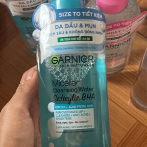 Nước tẩy trang garnier xanh 400ml nhạt