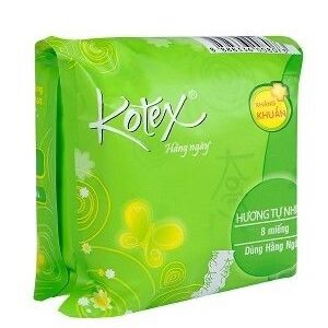 Băng vệ sinh kotex hằng ngày hương tự nhiên kháng khuẩn 8 miếng
