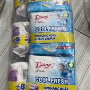 Băng vệ sinh diana cool fresh siêu mỏng kèm tặng
