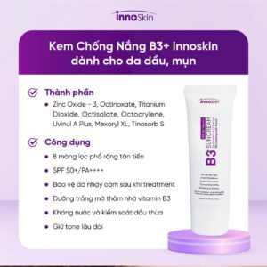 Kem chống nắng innoskin tím