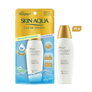 Chống nắng aqua milk clear white 55g
